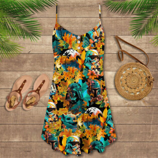 Star Wars Special Synthwave Autumn - V-neck Sleeveless Cami Dress