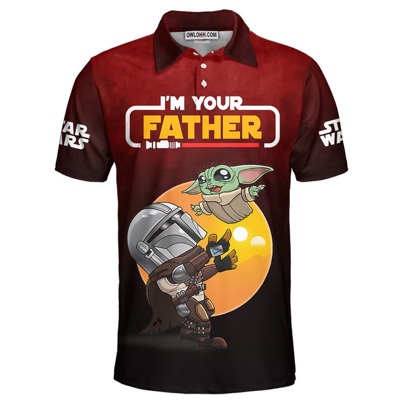 Star War I'm Your Father Best Dad In The Galaxy Father's Day Gift For Fans Polo Shirt