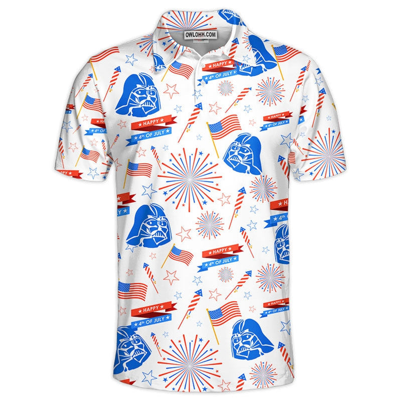 Star Wars Darth Vader Happy 4th of July Gift For Fans Polo Shirt