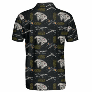 Star Wars Pattern Black Gift For Fans Polo Shirt