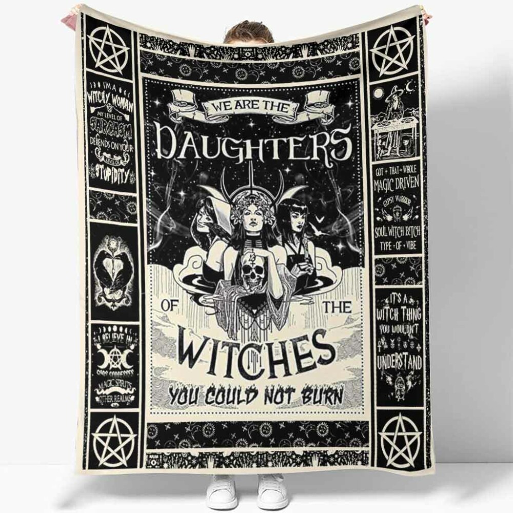 Witch We Are The Daughters - Flannel Blanket - Owl Ohh - Owl Ohh