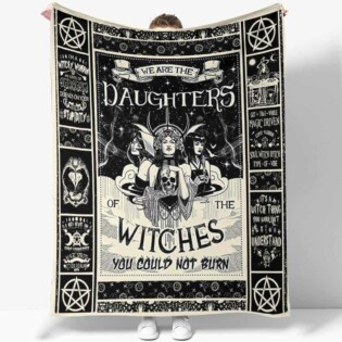 Witch We Are The Daughters - Flannel Blanket - Owl Ohh - Owl Ohh