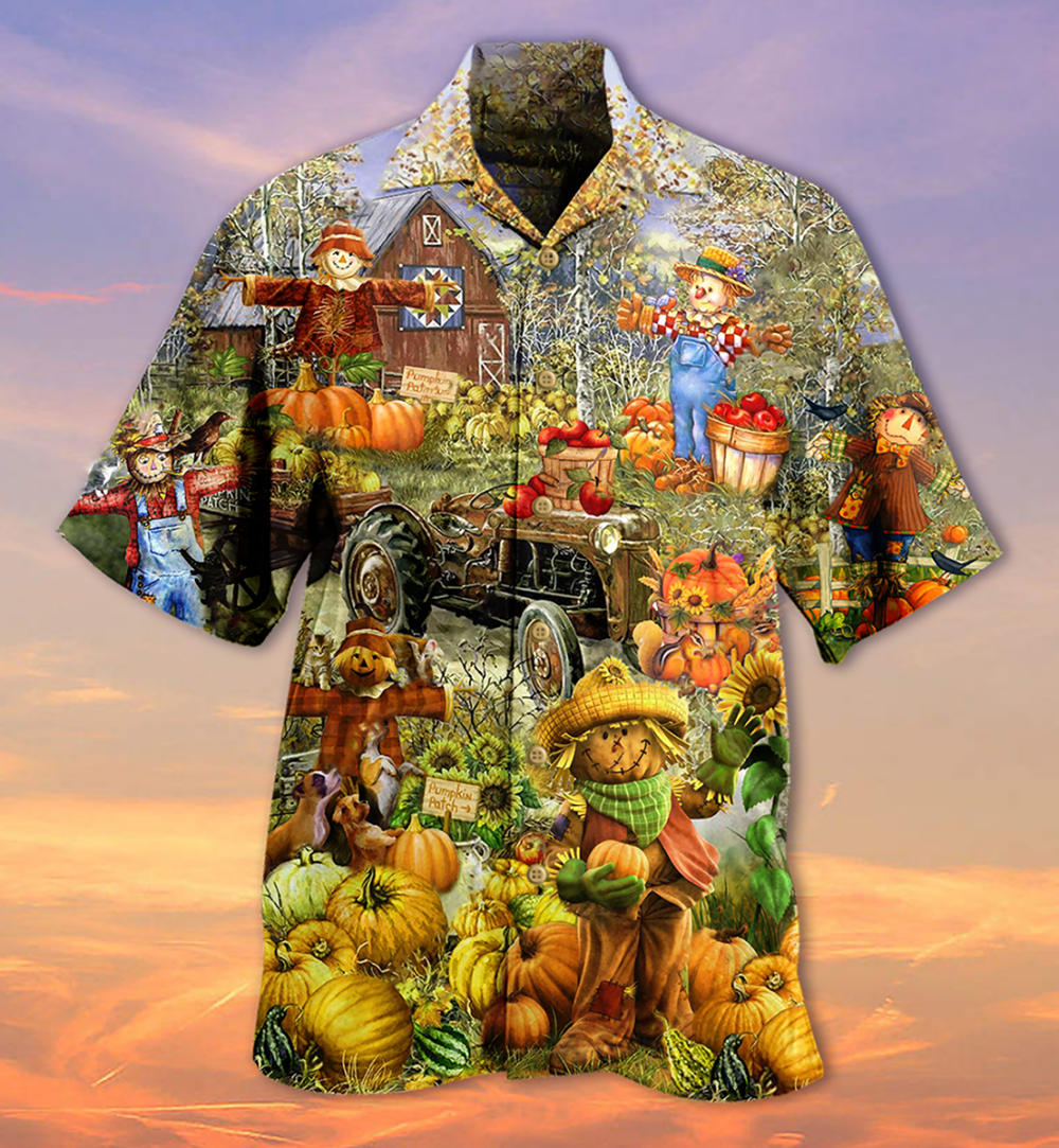 Halloween Pumpkin Smile Beautiful - Hawaiian Shirt - Owl Ohh - Owl Ohh
