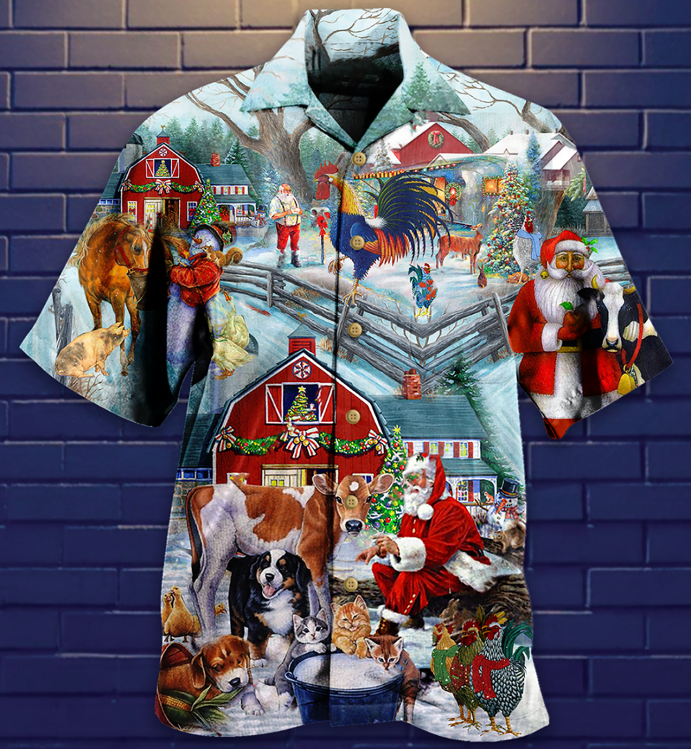 Christmas Love Animals So Much - Hawaiian Shirt - Owl Ohh - Owl Ohh