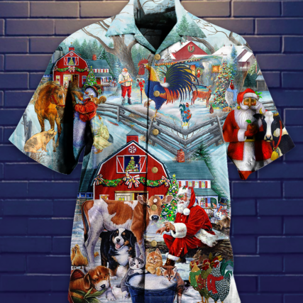 Christmas Love Animals So Much - Hawaiian Shirt - Owl Ohh - Owl Ohh