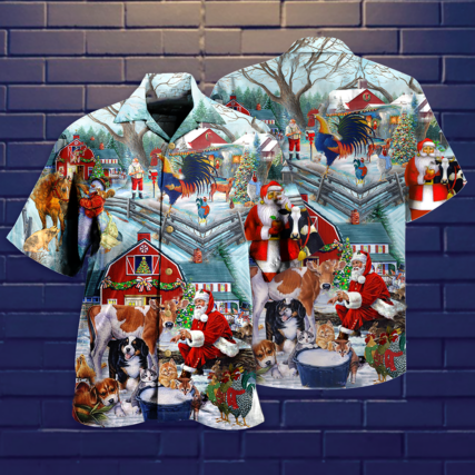 Christmas Love Animals So Much - Hawaiian Shirt - Owl Ohh - Owl Ohh