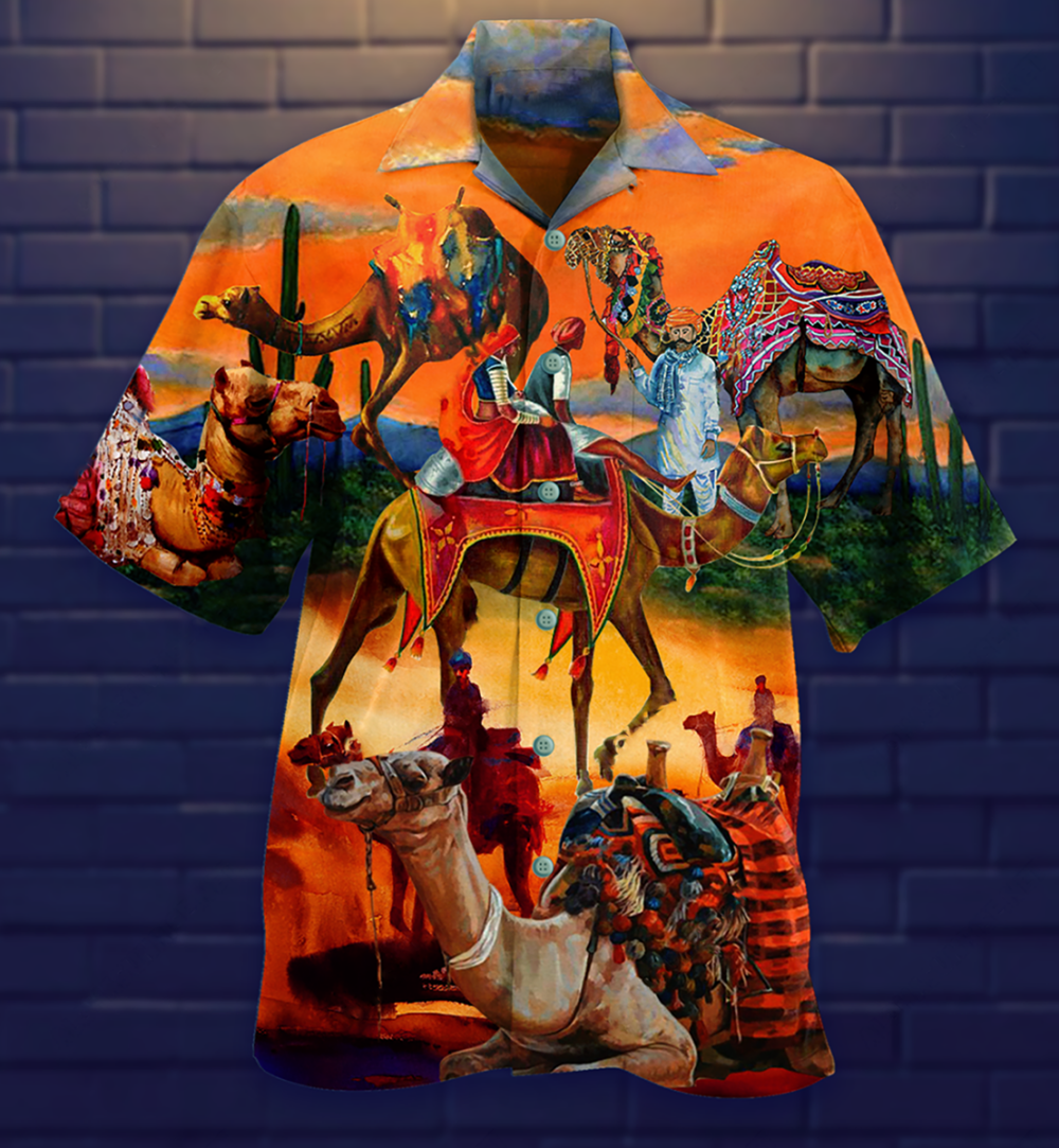 Camel Love Animals - Hawaiian Shirt - Owl Ohh - Owl Ohh