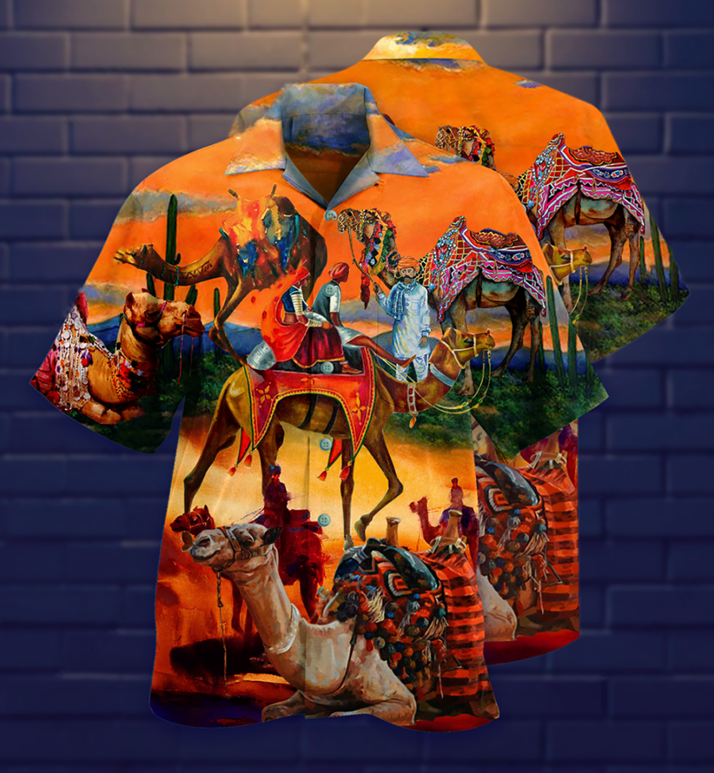 Camel Love Animals - Hawaiian Shirt - Owl Ohh - Owl Ohh
