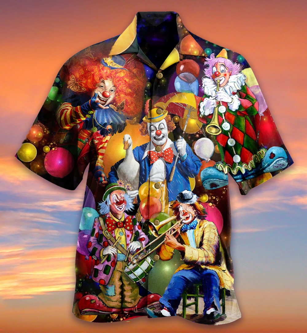Clown Happiness - Hawaiian Shirt - Owl Ohh - Owl Ohh