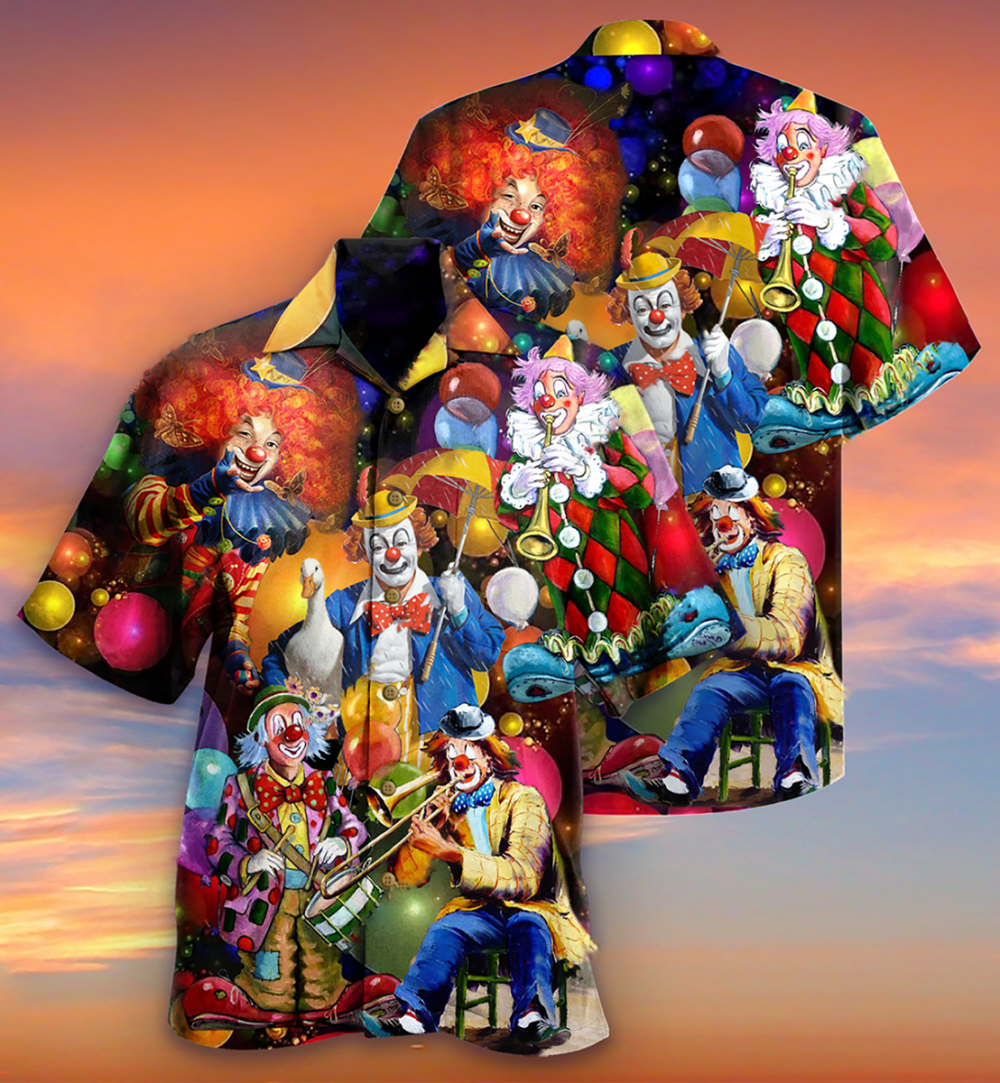 Clown Happiness - Hawaiian Shirt - Owl Ohh - Owl Ohh