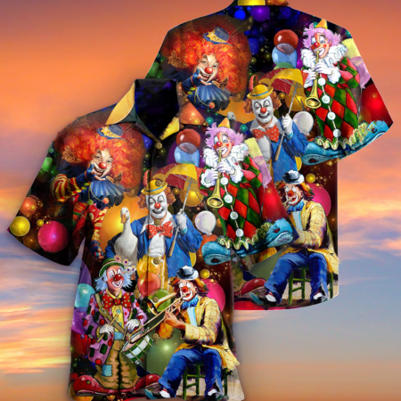 Clown Happiness - Hawaiian Shirt - Owl Ohh - Owl Ohh