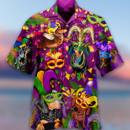 Dachshund Dogs Prom King And Queen - Hawaiian Shirt - Owl Ohh - Owl Ohh