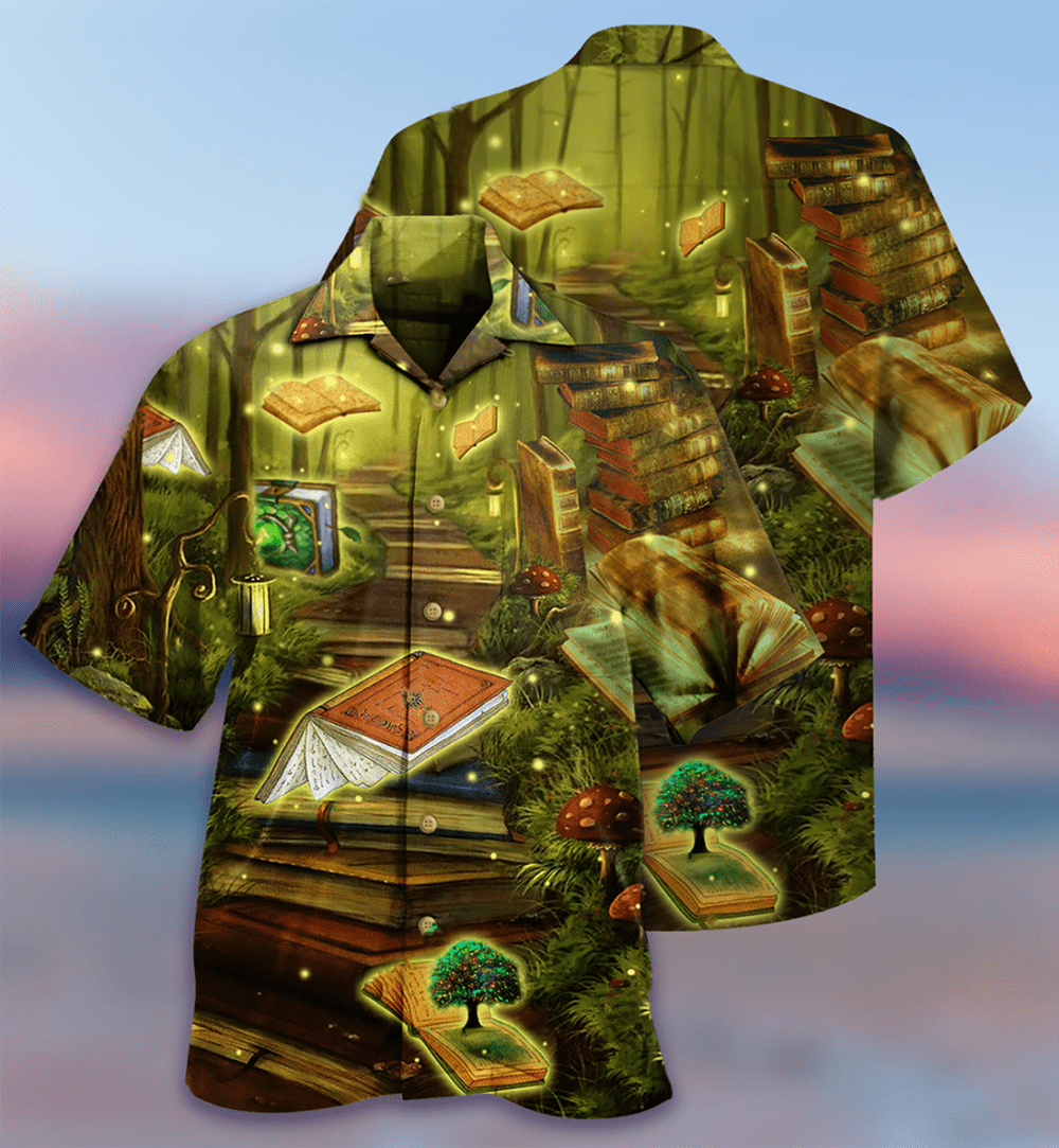 Book Magic Fly Mysterious World - Hawaiian Shirt - Owl Ohh - Owl Ohh
