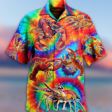 Shrimp Red Love Rainbow - Hawaiian Shirt - Owl Ohh - Owl Ohh