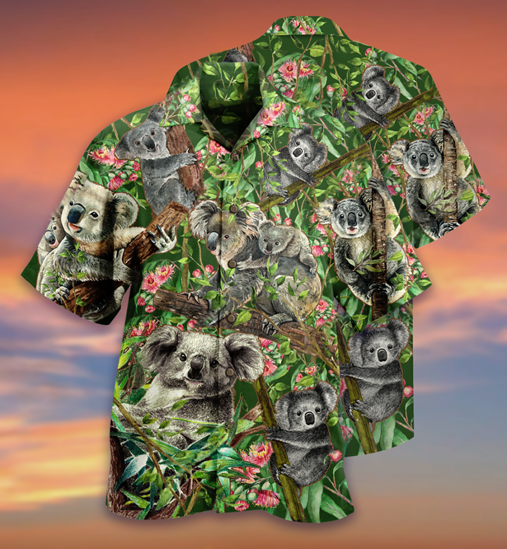 Koala Love Christmas Tree - Hawaiian Shirt - Owl Ohh - Owl Ohh
