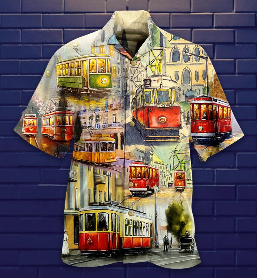 Train Love City - Hawaiian Shirt - Owl Ohh - Owl Ohh