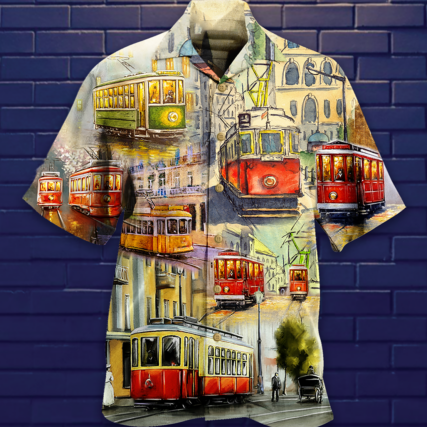 Train Love City - Hawaiian Shirt - Owl Ohh - Owl Ohh