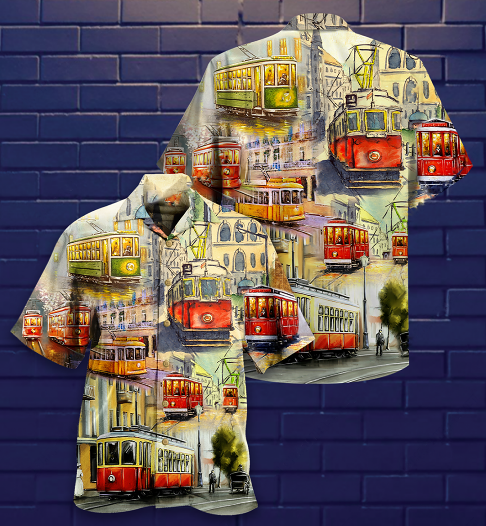 Train Love City - Hawaiian Shirt - Owl Ohh - Owl Ohh