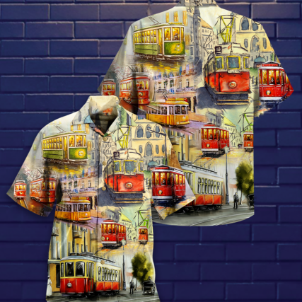 Train Love City - Hawaiian Shirt - Owl Ohh - Owl Ohh