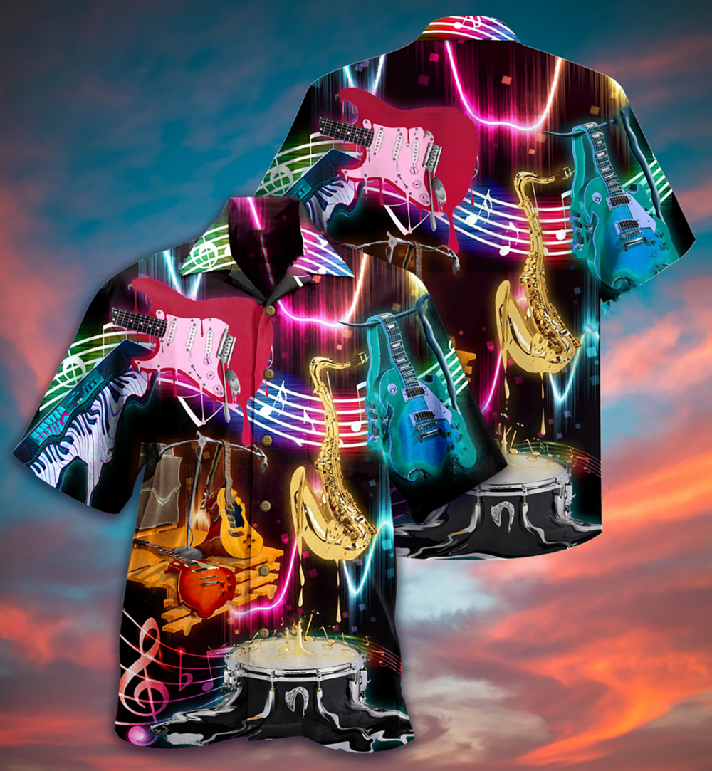 Music In My Heart - Hawaiian Shirt - Owl Ohh - Owl Ohh