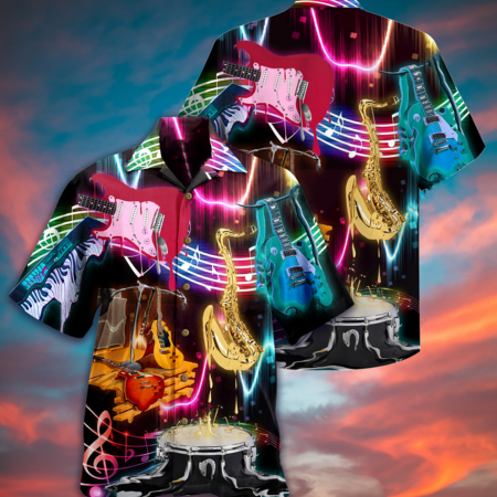 Music In My Heart - Hawaiian Shirt - Owl Ohh - Owl Ohh