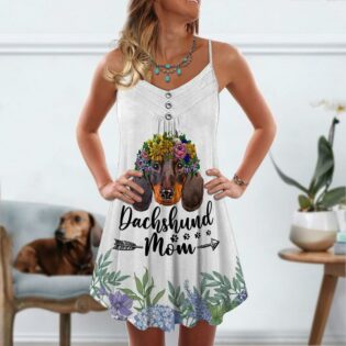 Dachshund Mom Floral - Summer Dress - Owl Ohh - Owl Ohh