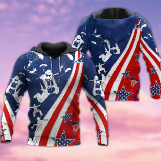 America Parachute Jump - Hoodie - Owl Ohh - Owl Ohh
