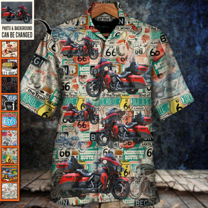 Motorcycle Burn Rubber Not Your Sole - Hawaiian Shirt - Personalized Photo Gifts, Custom Photo Gifts, Personalized Gifts Ideas - Owl Ohh