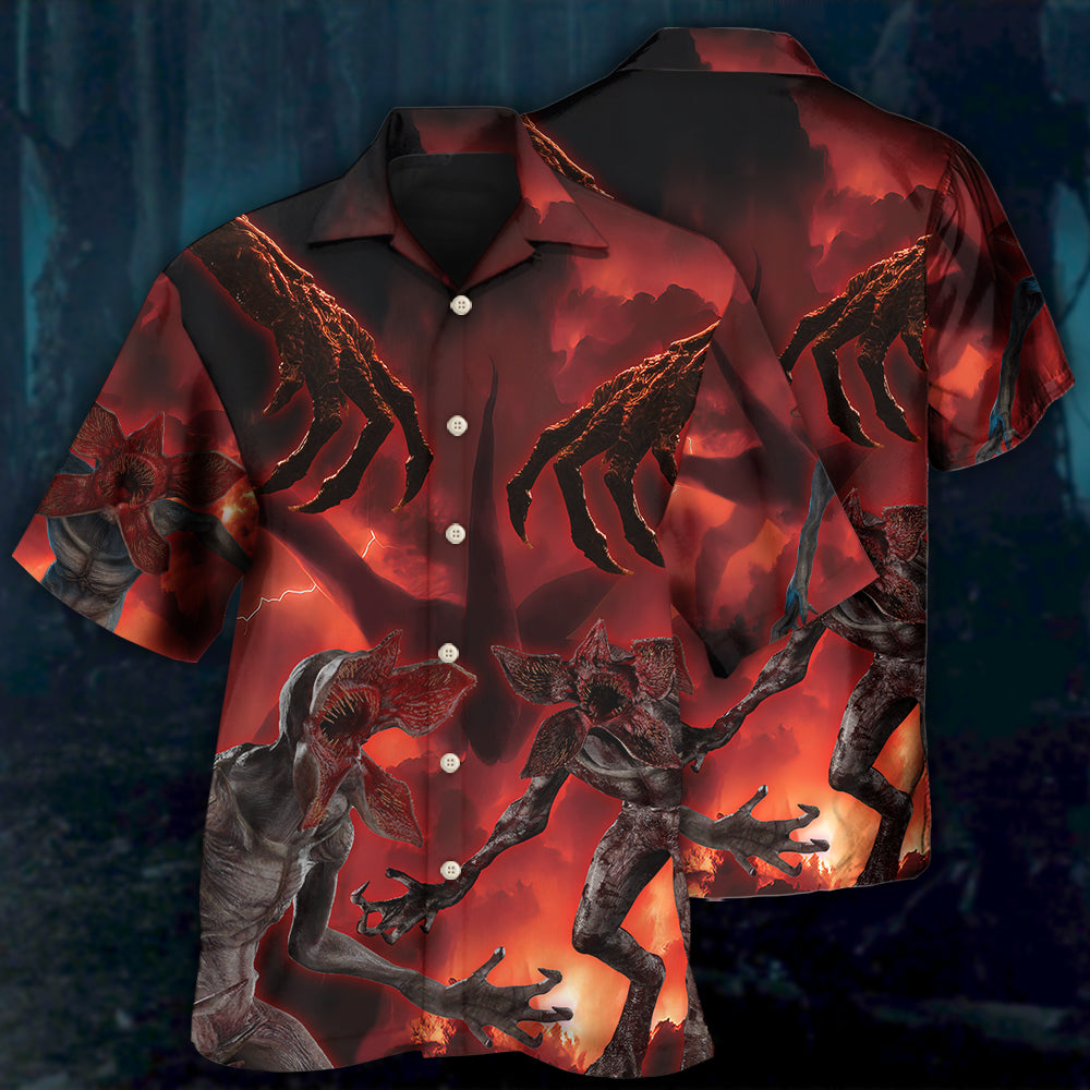 Demogorgon Scary Monster Universe - Hawaiian Shirt - Owl Ohh - Owl Ohh