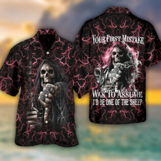 Skull Your First Mistake - Hawaiian Shirt - Owl Ohh - Owl Ohh