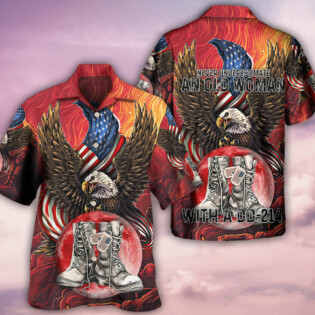 Veteran Boots Never Underestimate - Hawaiian Shirt - Owl Ohh - Owl Ohh