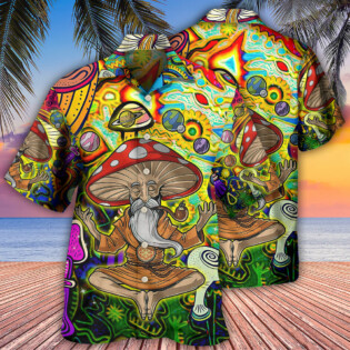 Hippie Mushroom Witch Colorful - Hawaiian Shirt - Owl Ohh - Owl Ohh