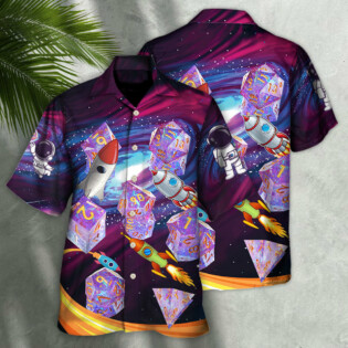 D20 Galaxy Where Are Space Ship Going - Hawaiian Shirt - Owl Ohh - Owl Ohh