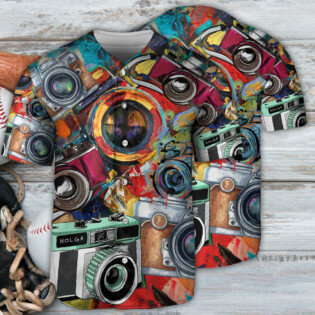 Camera Photography Is My Life - Baseball Jersey - Owl Ohh - Owl Ohh