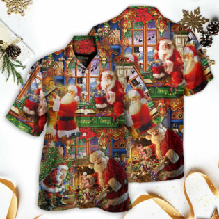 Santa Claus Christmas Merry Xmas - Hawaiian Shirt - Owl Ohh - Owl Ohh