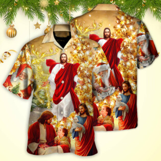 Christmas Jesus Is The Magic Of Christmas - Hawaiian Shirt - Owl Ohh for men and women, kids - Owl Ohh