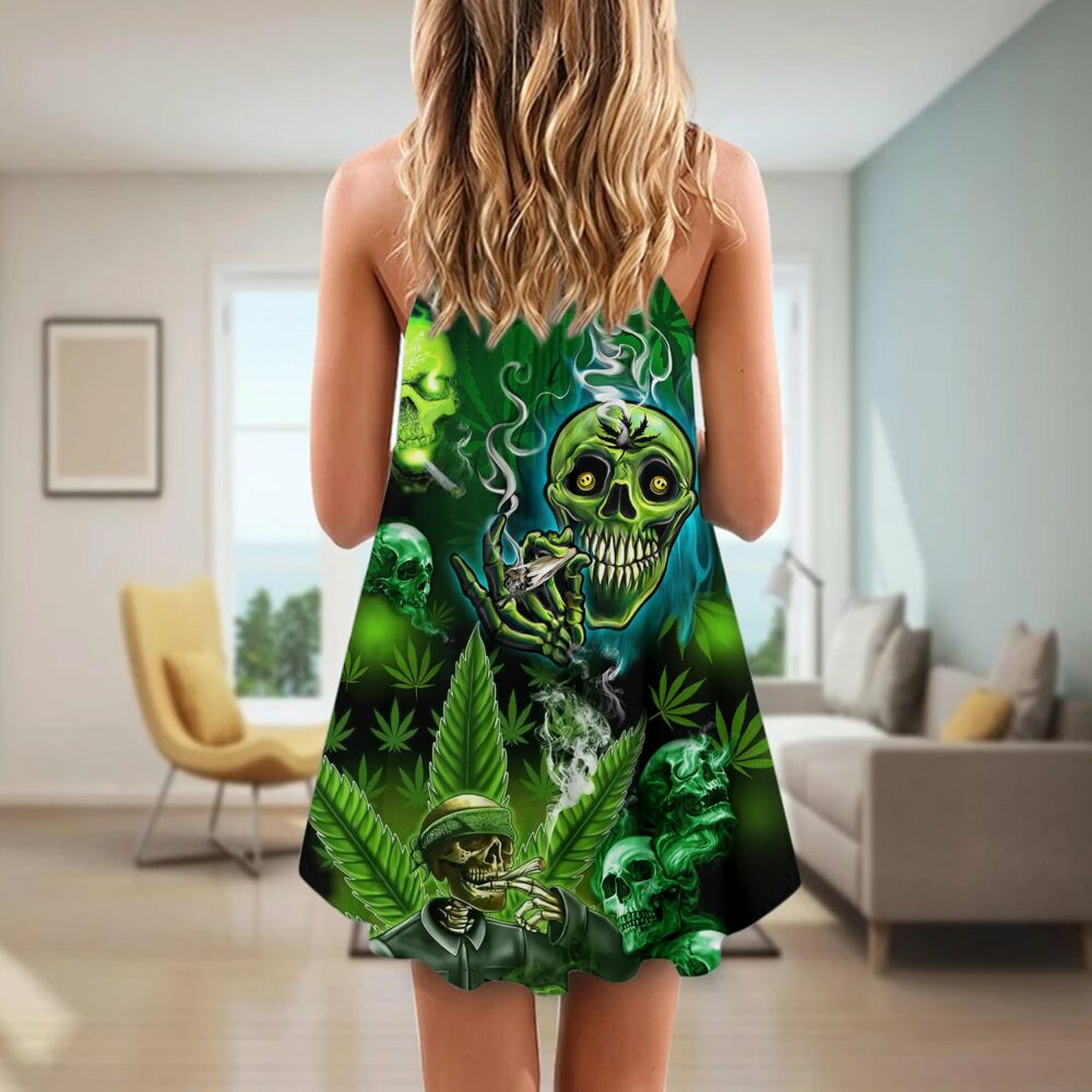 Skull So High Smoke - Summer Dress - Owl Ohh - Owl Ohh