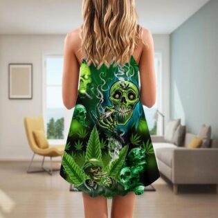 Skull So High Smoke - Summer Dress - Owl Ohh - Owl Ohh