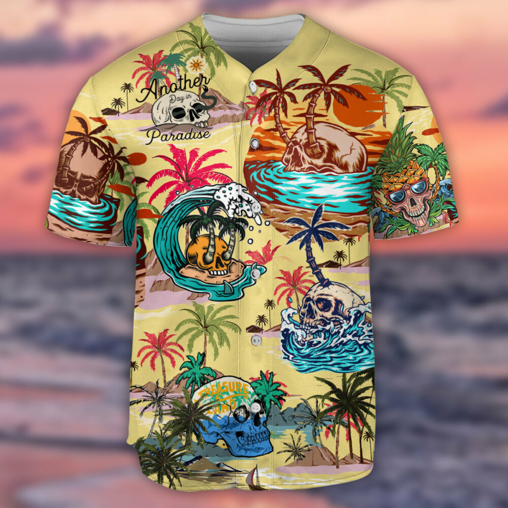 Skull Paradise Love It - Baseball Jersey - Owl Ohh - Owl Ohh