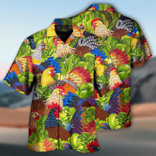 Chicken Family Lover Colorful - Hawaiian Shirt - Owl Ohh - Owl Ohh