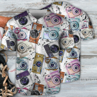 Camera Photography Is My Hobby Lover - Baseball Jersey - Owl Ohh - Owl Ohh