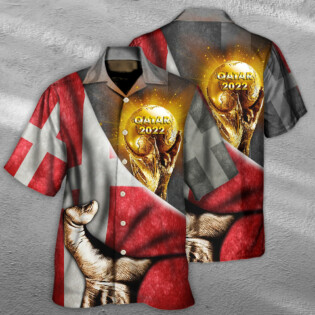 World Cup Qatar 2022 Denmark Will Be The Champion - Hawaiian Shirt - Owl Ohh - Owl Ohh
