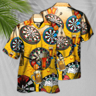 Dart And Beer Love Life Style - Hawaiian Shirt - Owl Ohh - Owl Ohh
