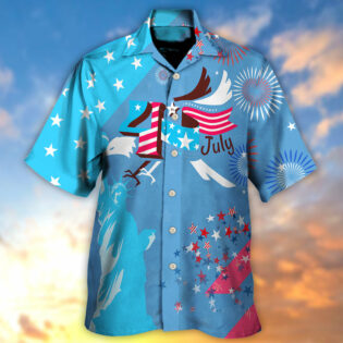 America Independence Happy Day Fourth Of July - Hawaiian Shirt - Owl Ohh - Owl Ohh