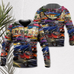 Car Classic Muscle Car Service - Hoodie - Owl Ohh - Owl Ohh