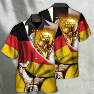 World Cup Qatar 2022 Germany Will Be The Champion Flag Vintage - Hawaiian Shirt - Owl Ohh - Owl Ohh