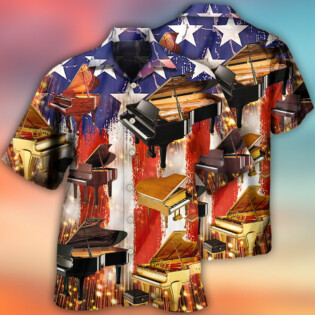 Piano Independence Day - Hawaiian Shirt - Owl Ohh - Owl Ohh