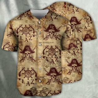 Pirate Skull Pirates Style Lover Unique - Baseball Jersey - Owl Ohh