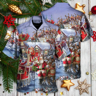 Christmas Santa Claus Comes Tonight - Hawaiian Shirt - Owl Ohh for men and women, kids - Owl Ohh