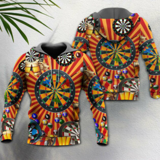 Dart Player Dart And Drink Beer - Hoodie - Owl Ohh - Owl Ohh